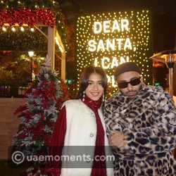 Radhika Ambani with Orry at a Christmas party