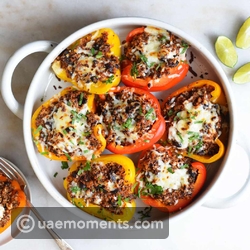 Quinoa-Stuffed Bell Peppers