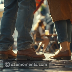 Scuffed, Worn Out Shoes