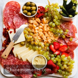 Salami & Cheese Charcuterie Board