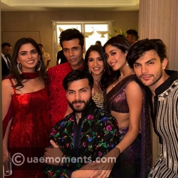 The Ambanis with some Bollywood celebrities
